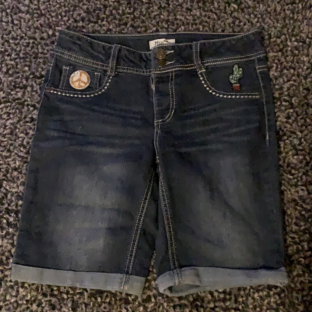 Excellent Condition, Girls Bermuda Jean Shorts